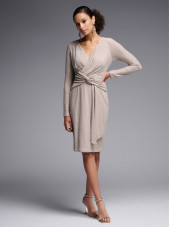 231763 Dress - Champagne (Joseph Ribkoff)